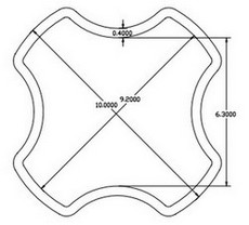 Circle Metal Dome (with legs) 